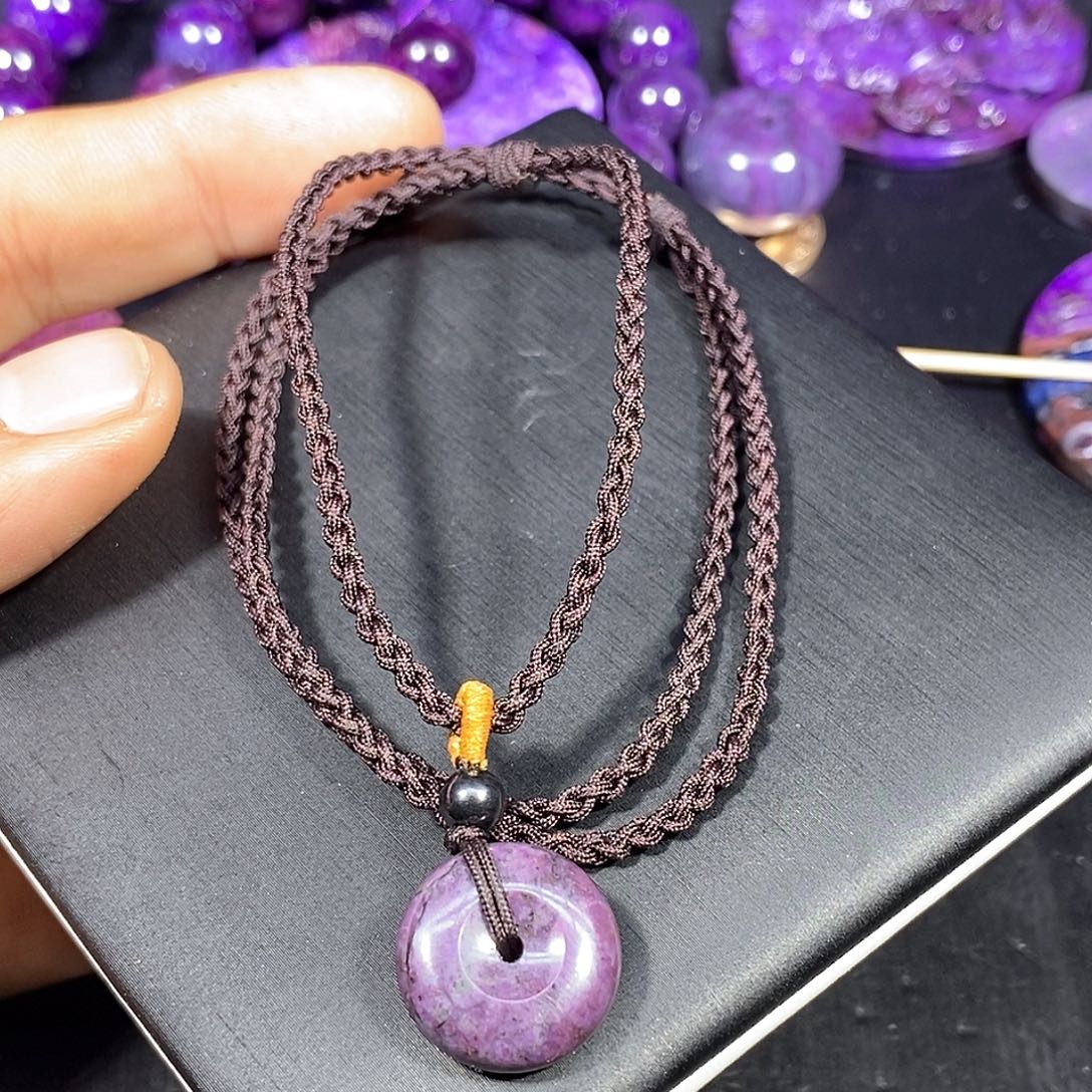 苏纪石（舒俱来）未镶嵌南非舒俱来平安扣