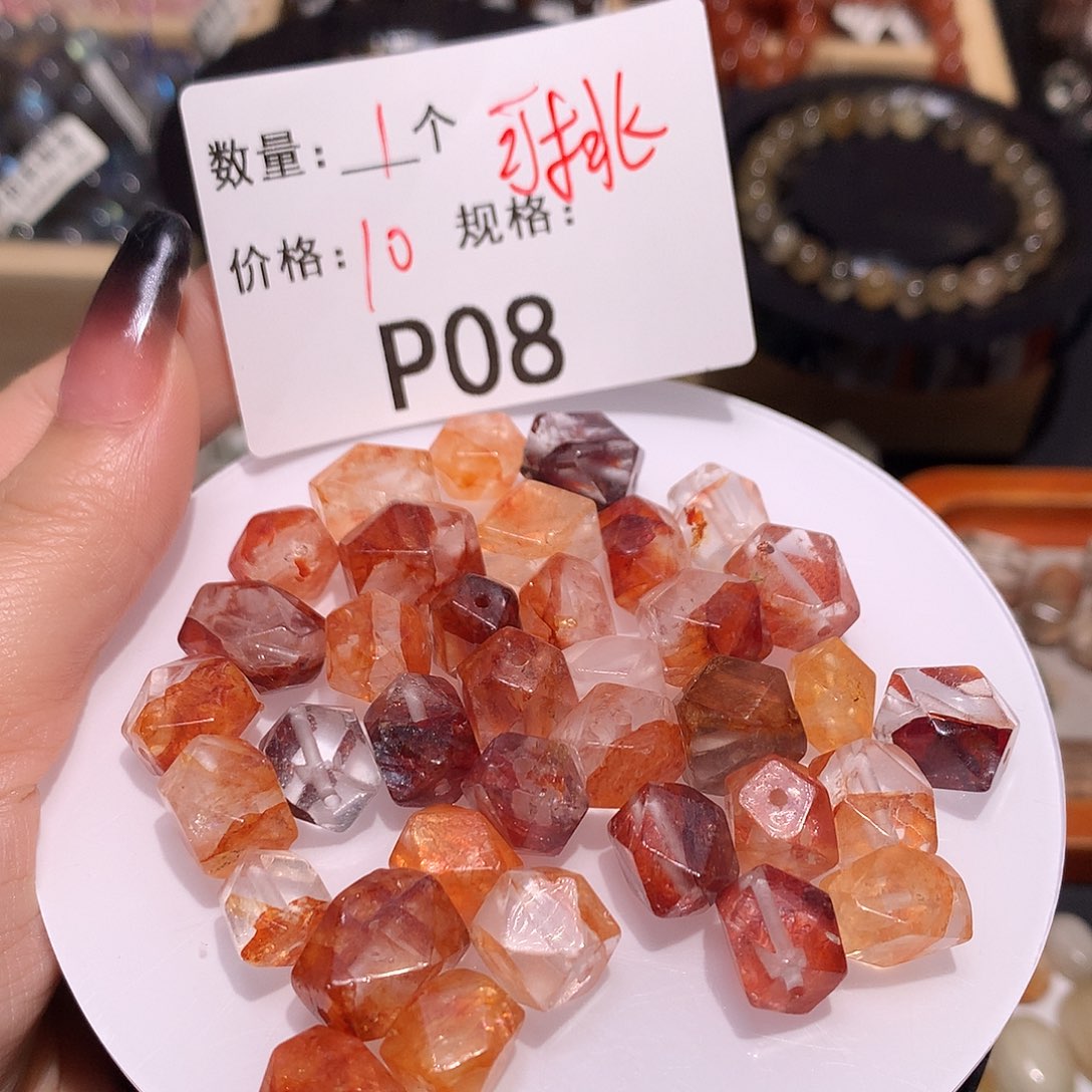 水晶胶花随形未镶嵌多样化发货08