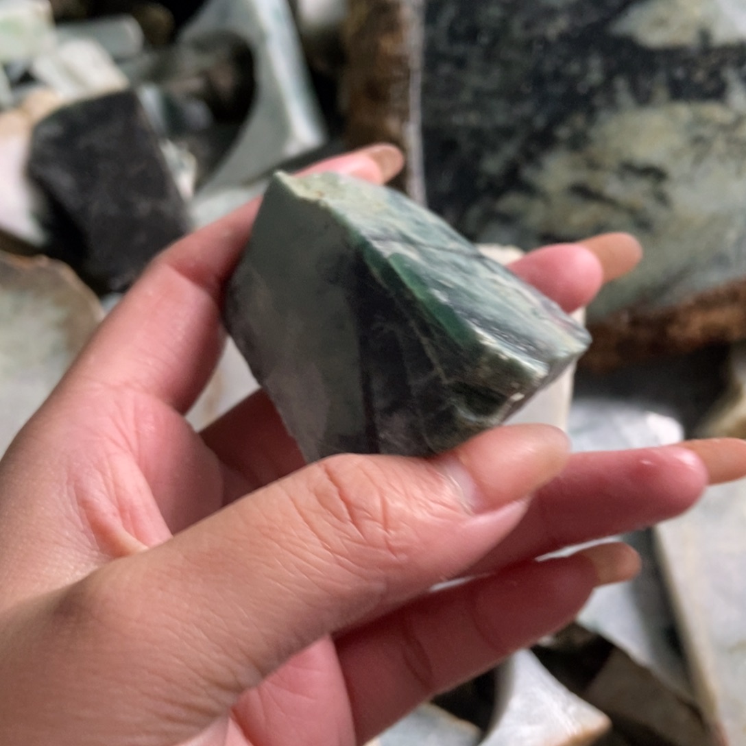 翡翠未镶嵌挂件天然翡翠