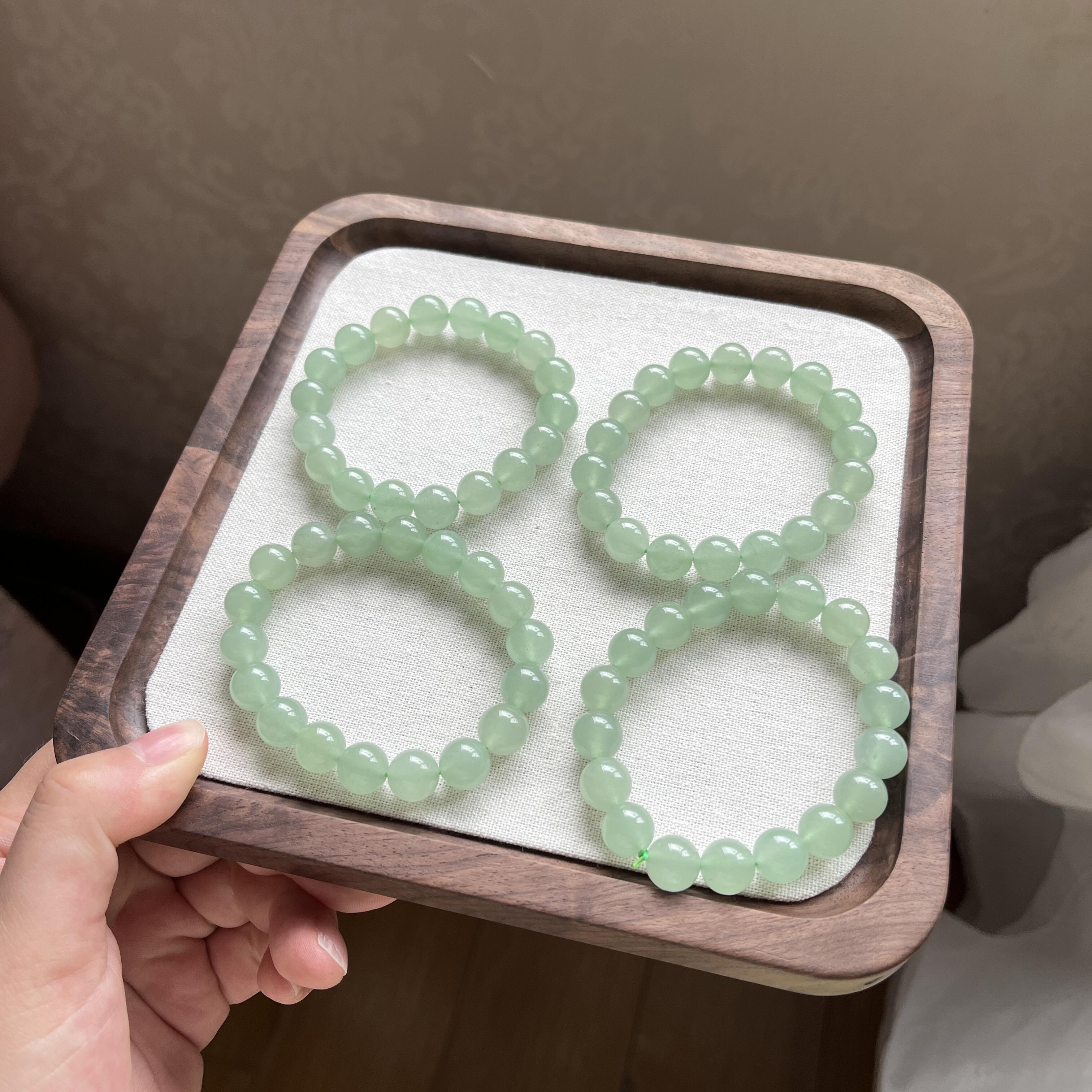 东陵玉圆珠手串卡8尺寸250814