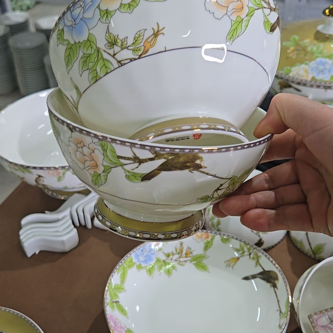 碗瑕疵琴瑟和鸣6寸2个面碗6666666