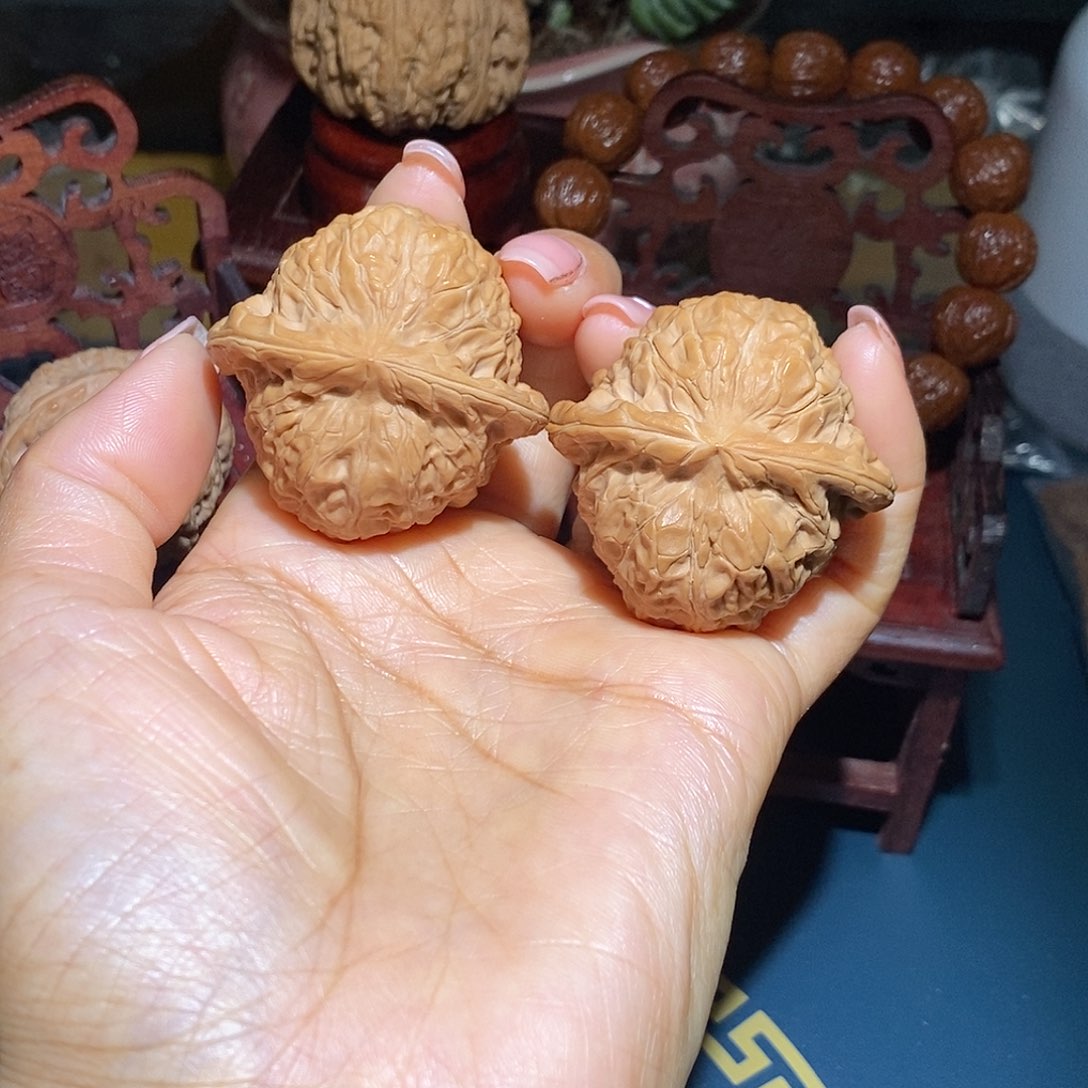 文玩核桃把件43.5南瓜墩