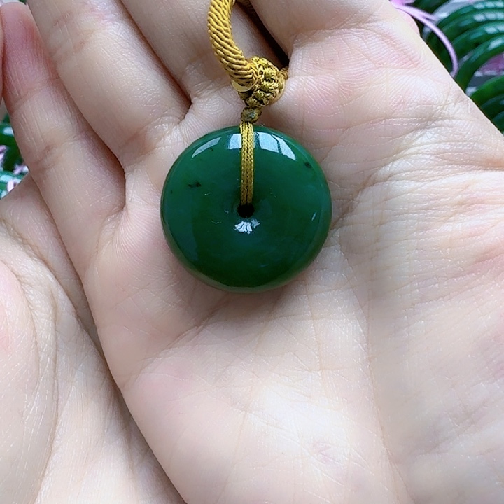 和田玉（碧玉）挂坠未镶嵌