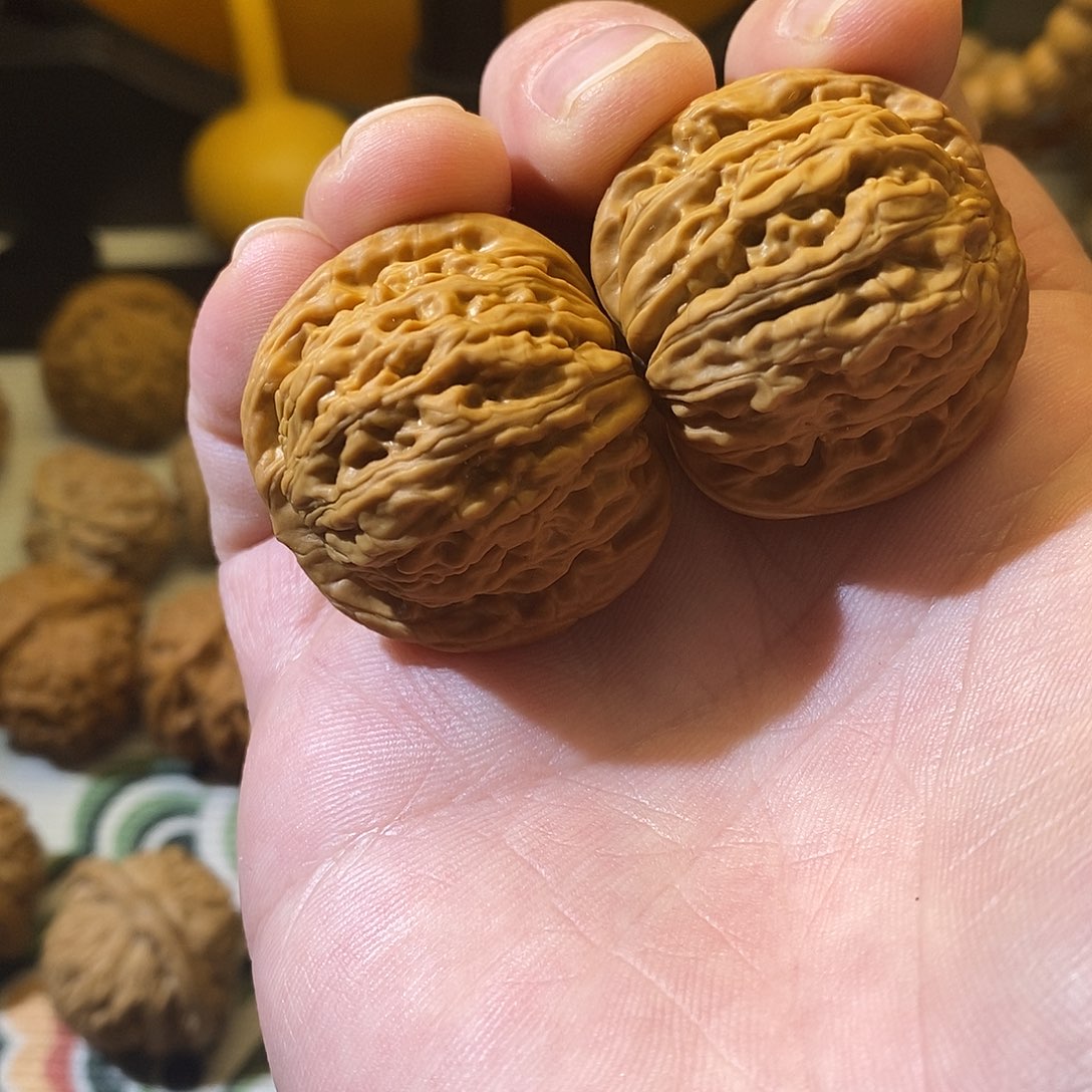 老***馆文玩核桃把件36.5尺汉高楼