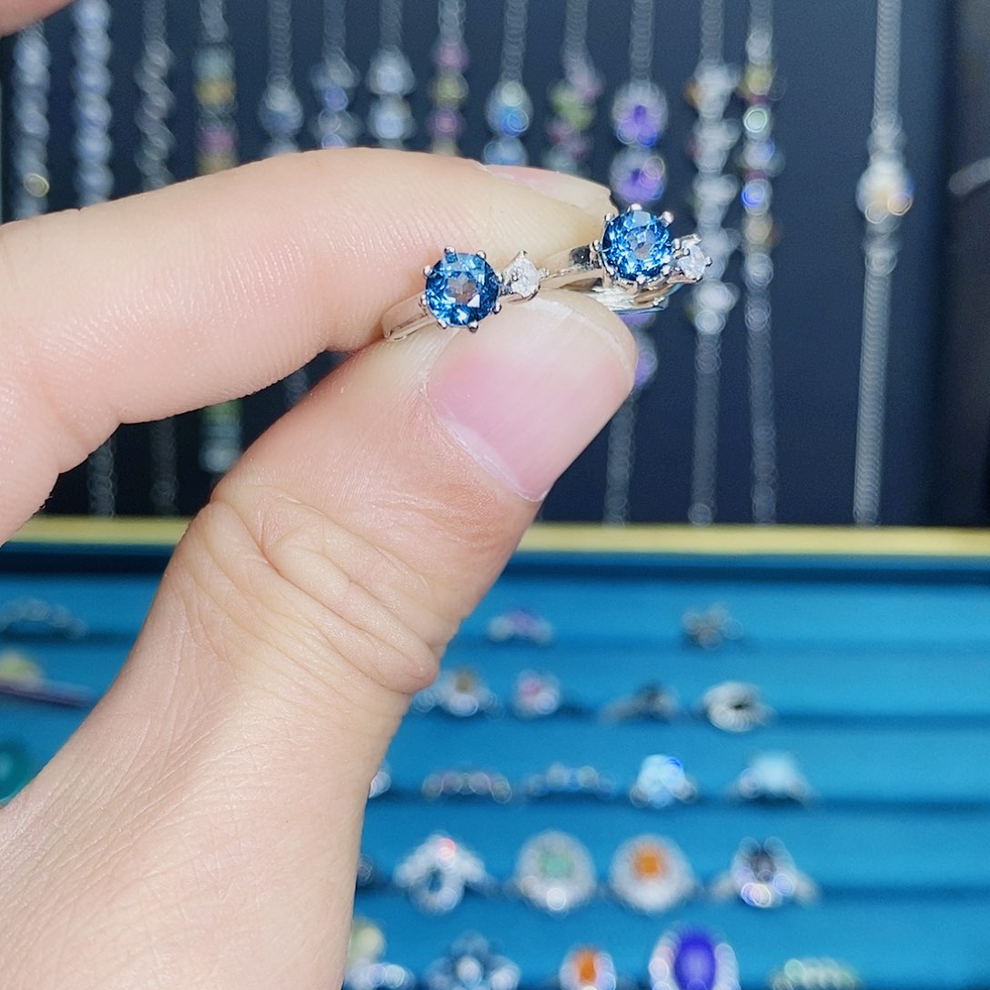 紫晶珠宝半成品银S925镶嵌