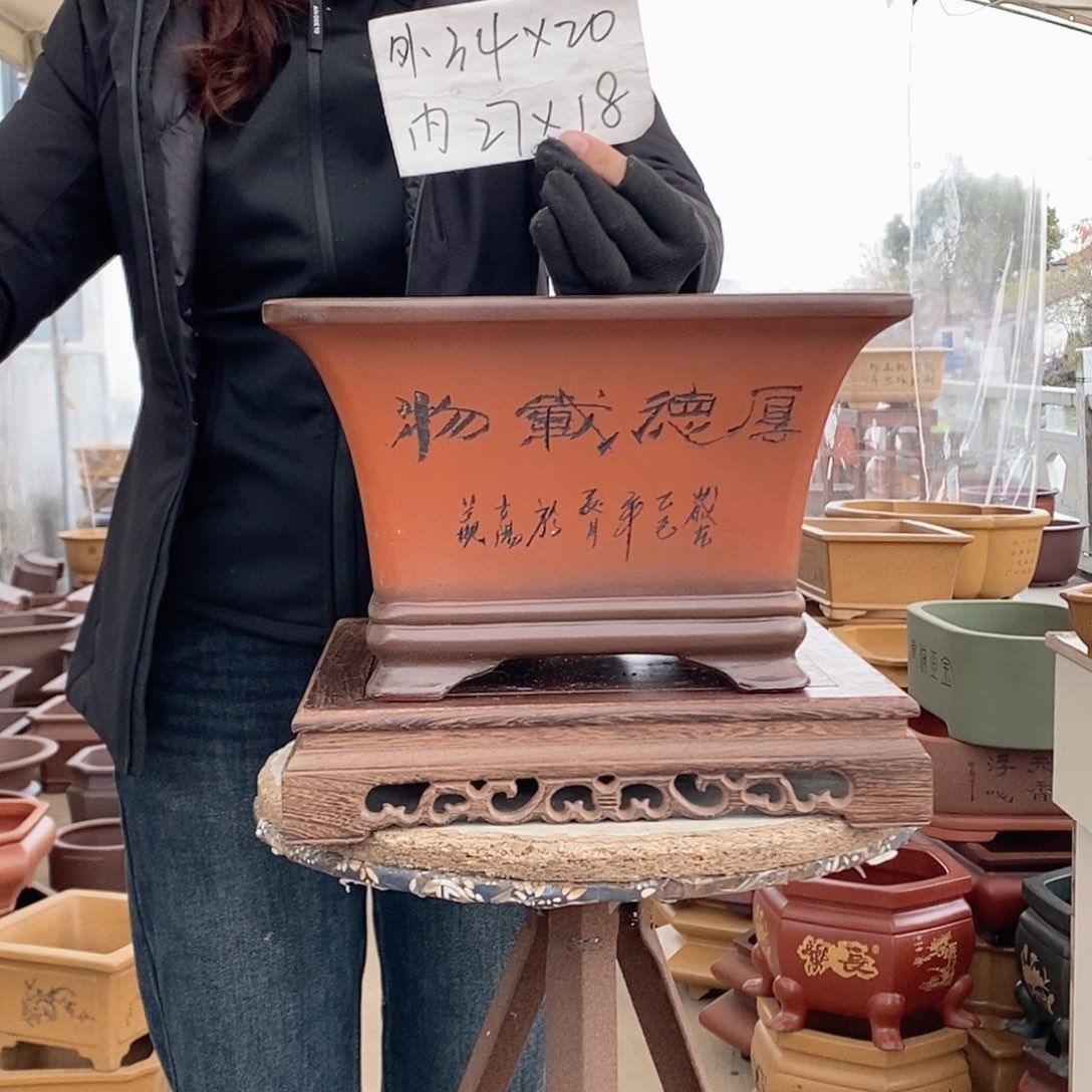 紫砂花盆紫砂花盆