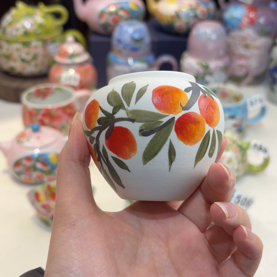 景德镇手绘高温釉下彩陶瓷茶具
