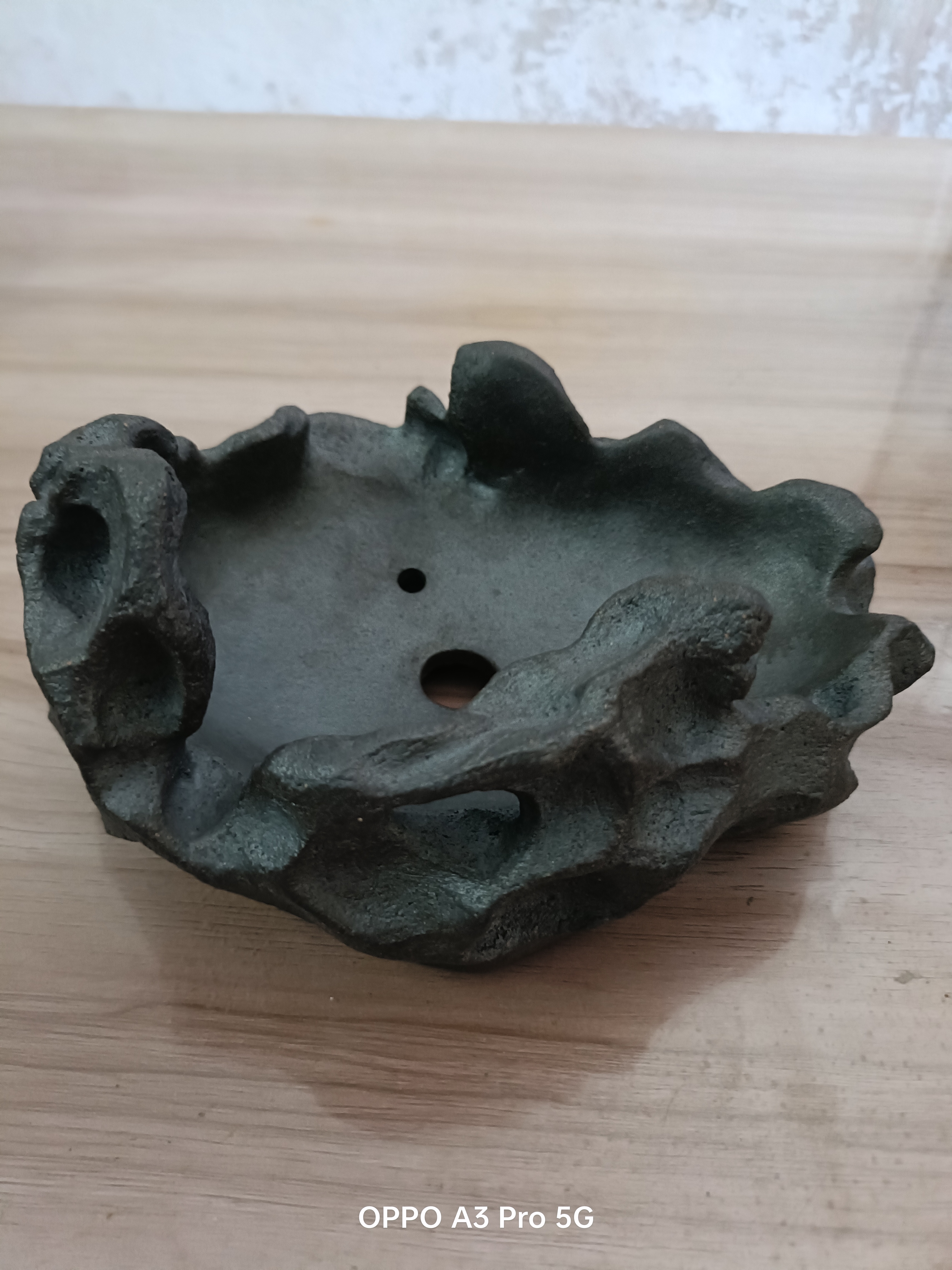 宜兴润金原矿紫砂异形花盆