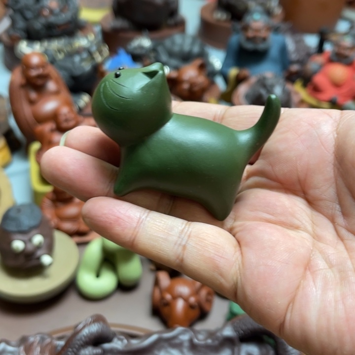 紫砂茶宠身上铁点多
