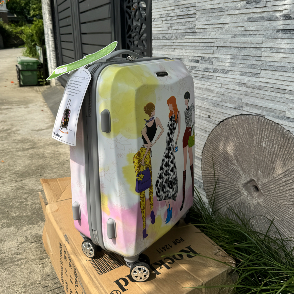 20寸模特配色【Rockland正品】不用托运行李箱超轻时尚轻便出行