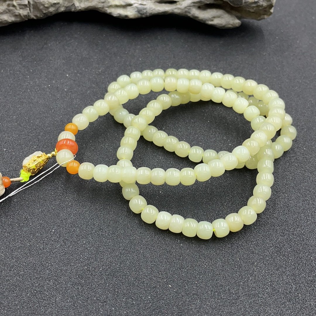 BY0419FLSF标081 和田玉貔貅项链