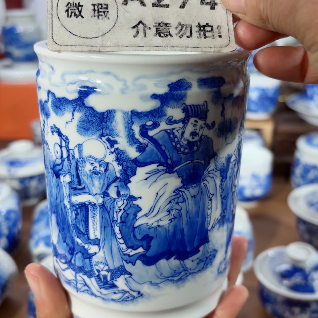 杯全手工全手绘陶瓷