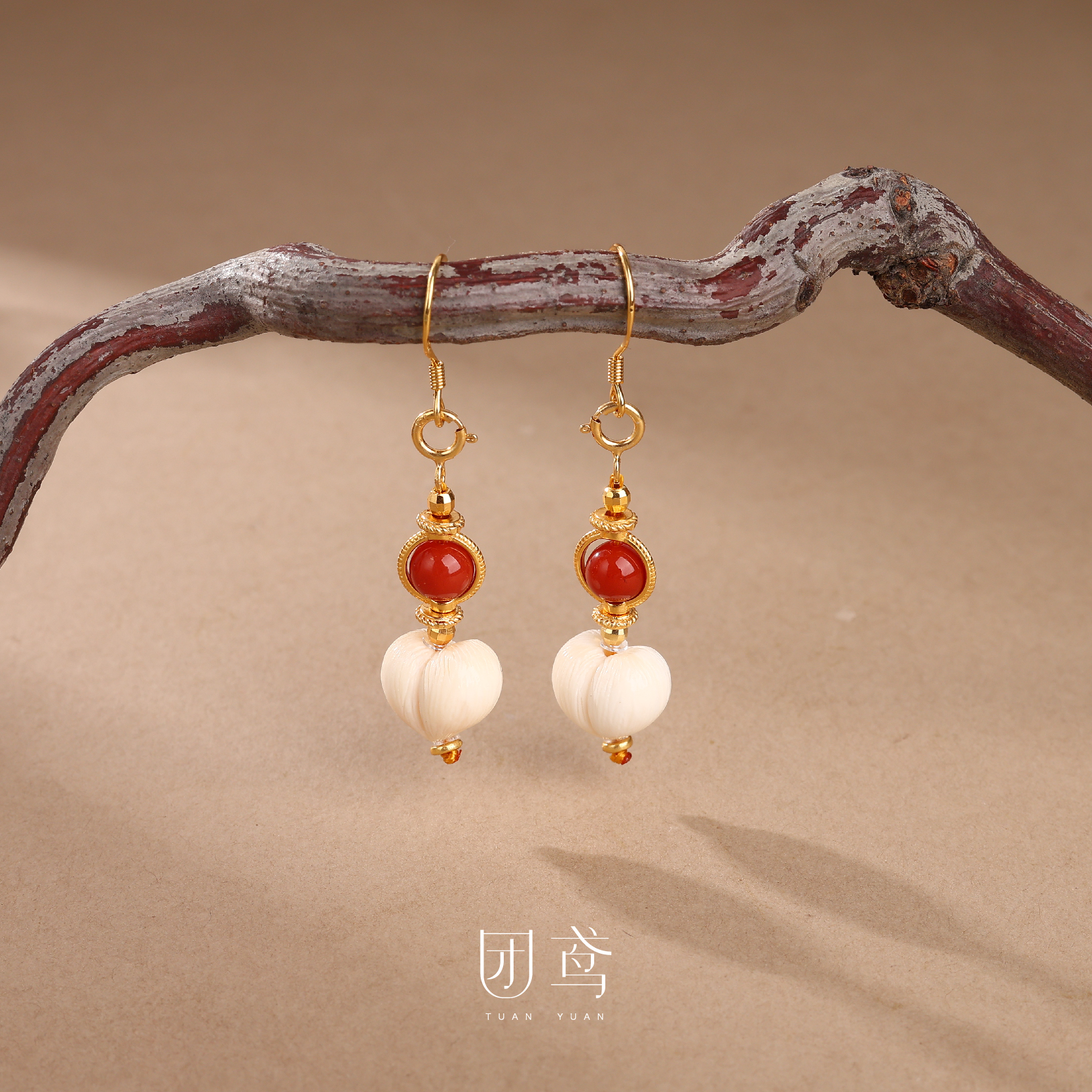 【有幸】1.2+ 猛犸屁桃 原创设计耳钉耳挂【团鸢】·多样性发