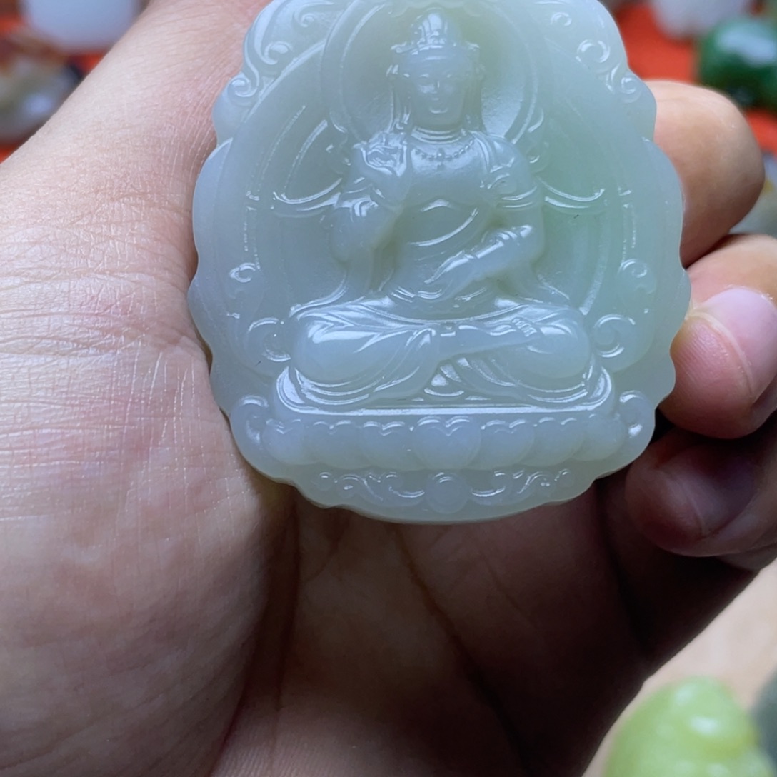 吊坠(不含链)未镶嵌和田玉