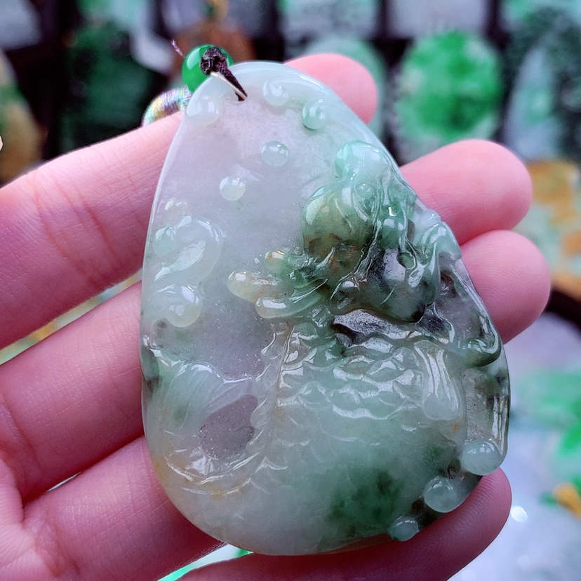 【闪购商品】翡翠颈饰未镶嵌挂件