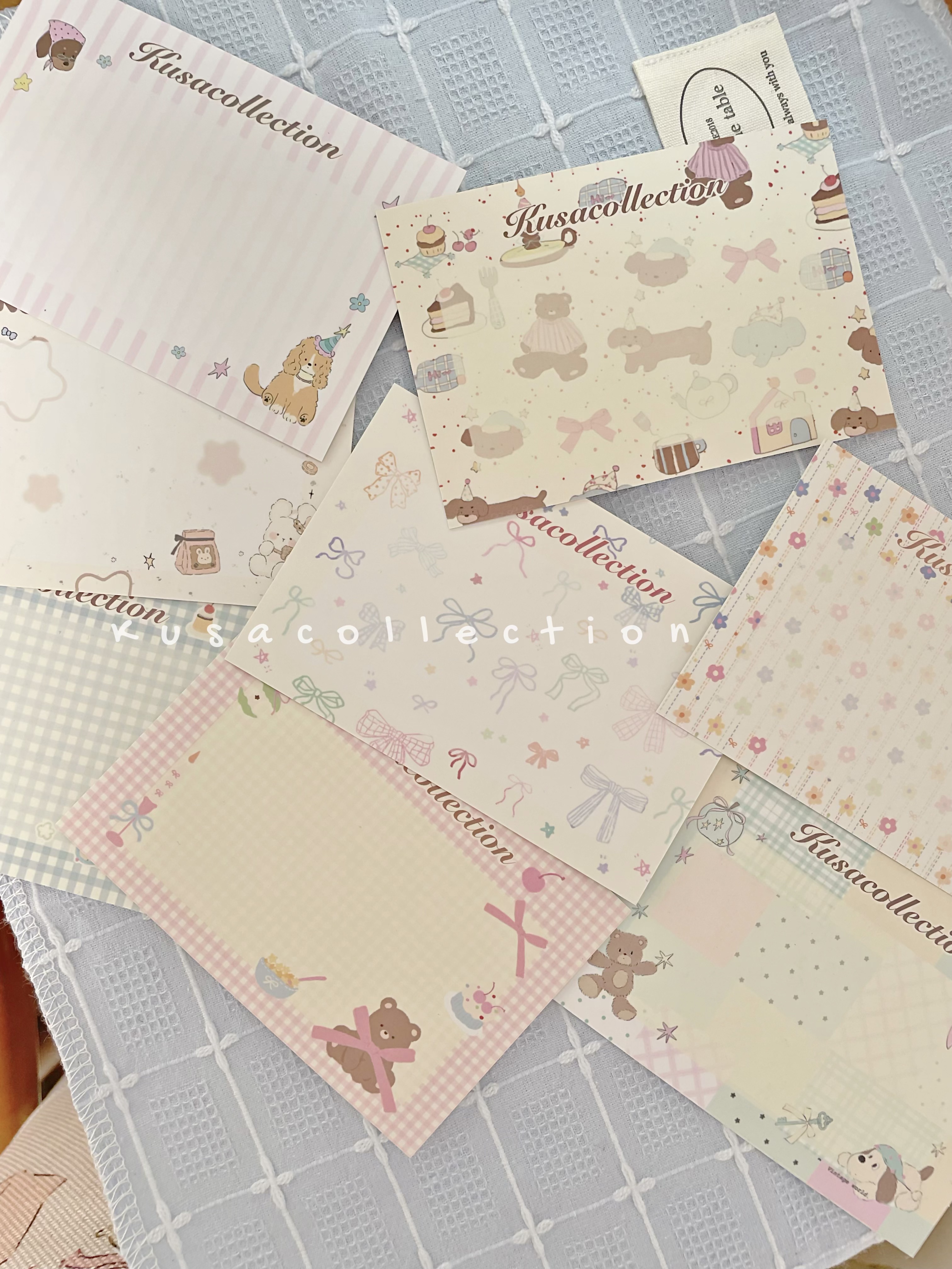 KusaCollection【背景卡片】美甲展示色卡背景拍照道具卡纸可爱风