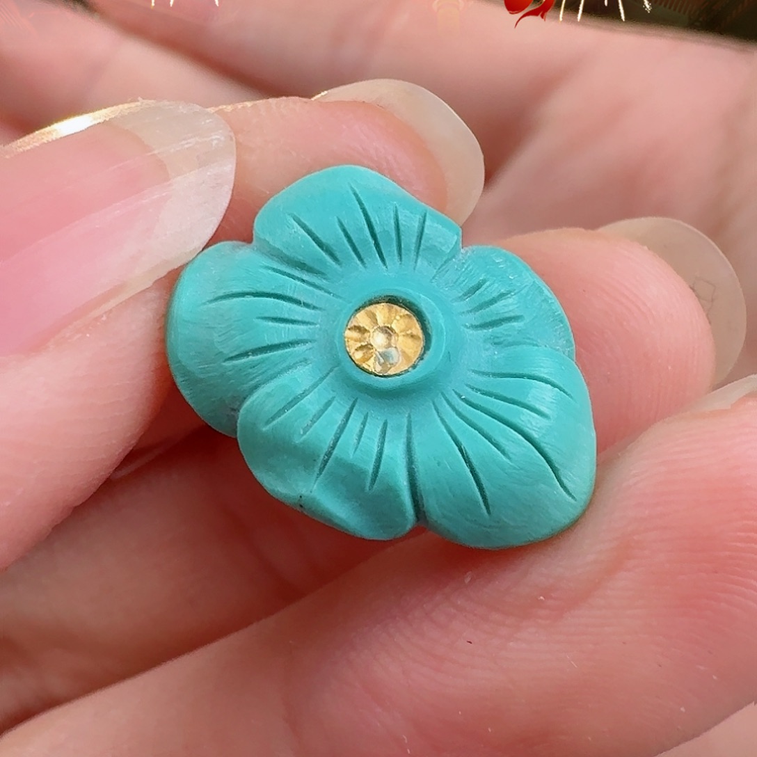 绿松石珠宝奇石未镶嵌