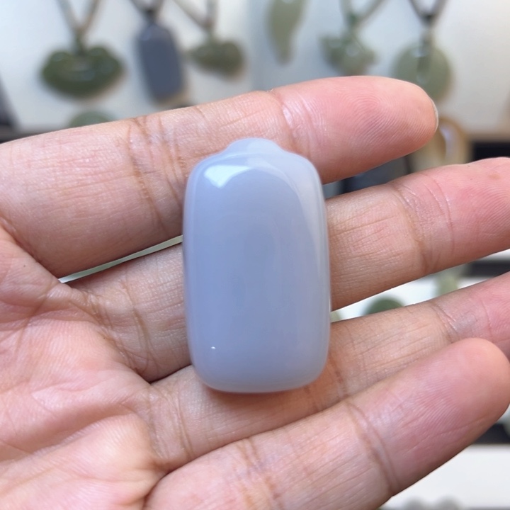 和田玉吊坠(不含链)未镶嵌666