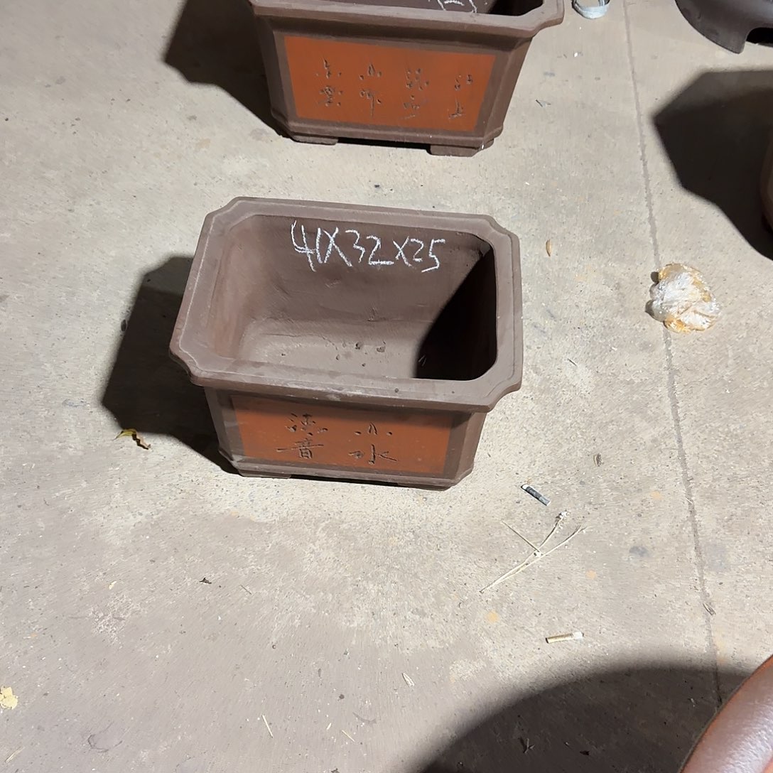 用***6紫砂花盆小号五只