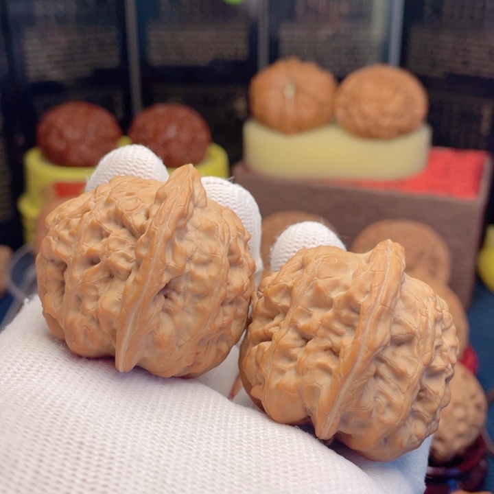 吊坠文玩核桃37全品赤龙鸡心