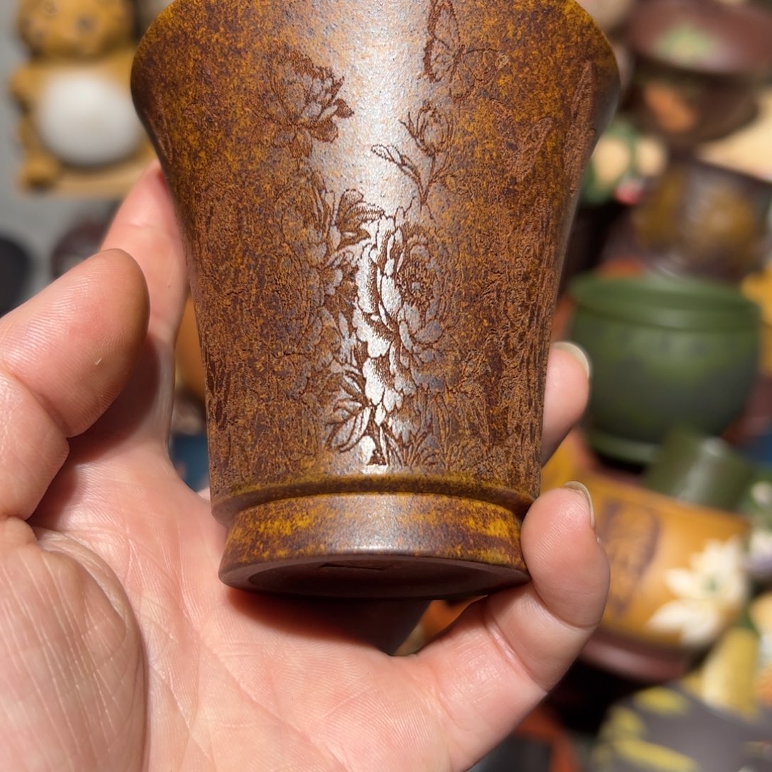 紫砂茶杯宜兴紫砂主人杯