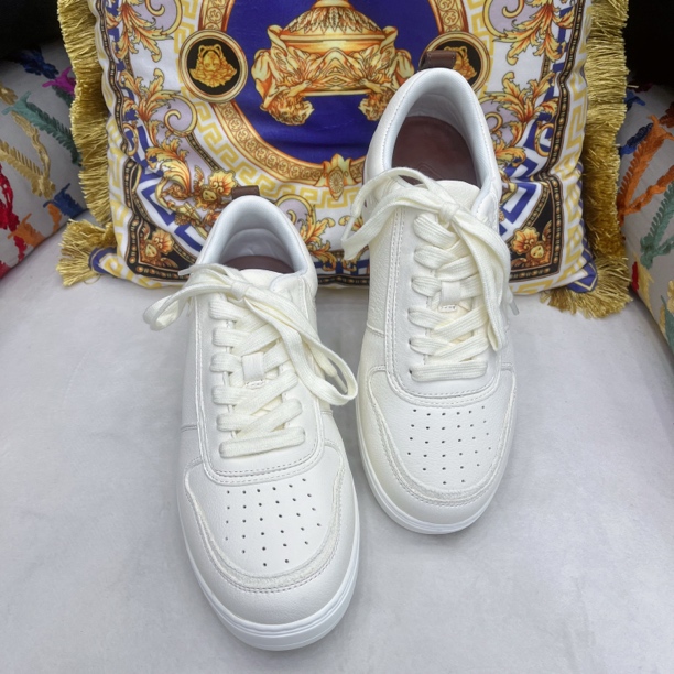 SH轻奢时尚高定男士雅痞增高平底鹿皮休闲小白鞋 6667-200