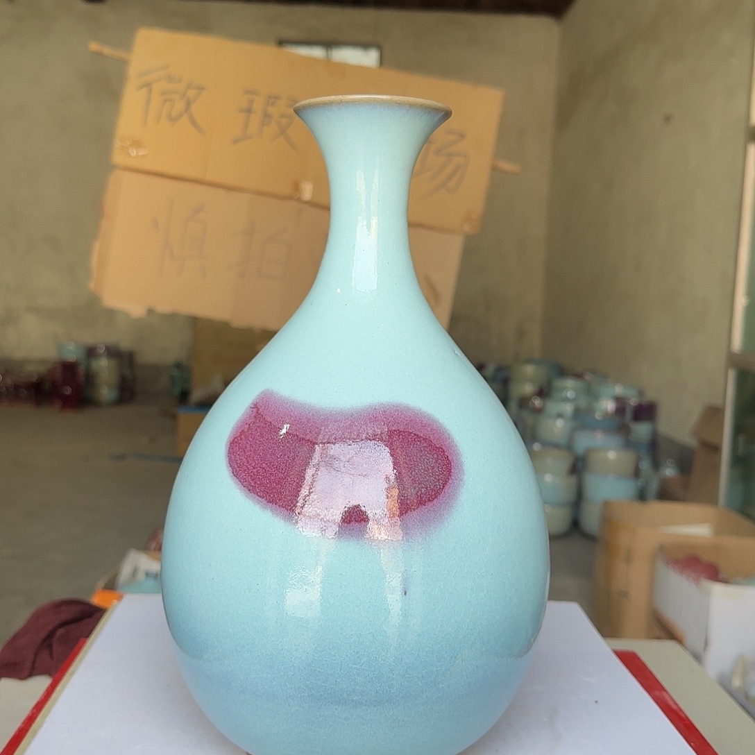 陶摆件郑家钧瓷摆件微瑕