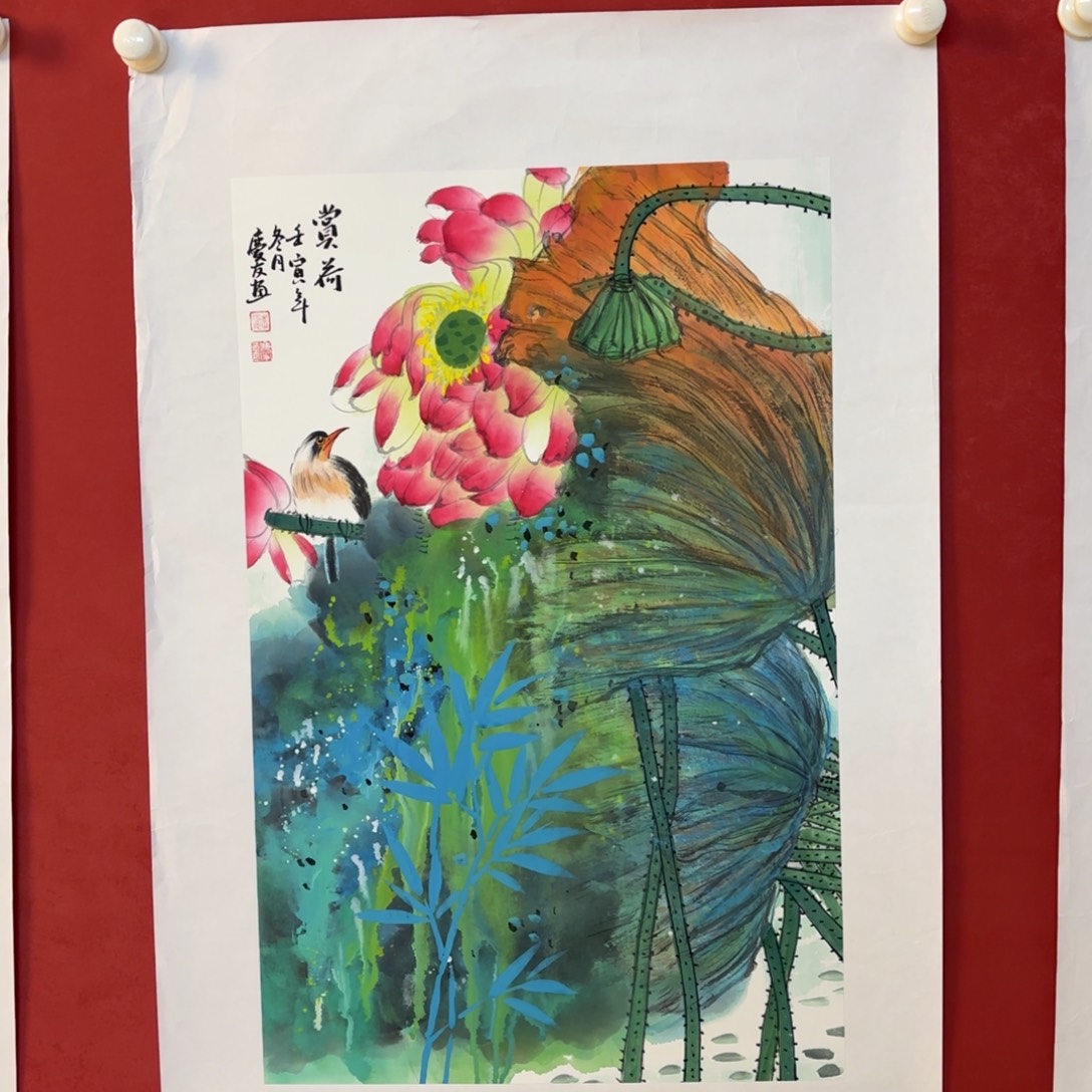 横款精品书画作品