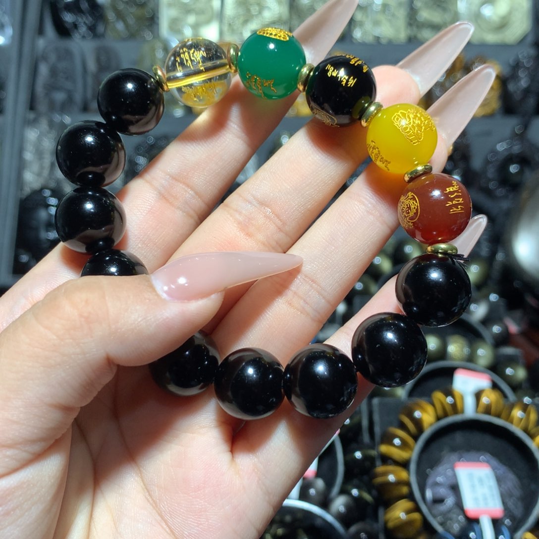 未镶嵌黑曜岩手链?****?