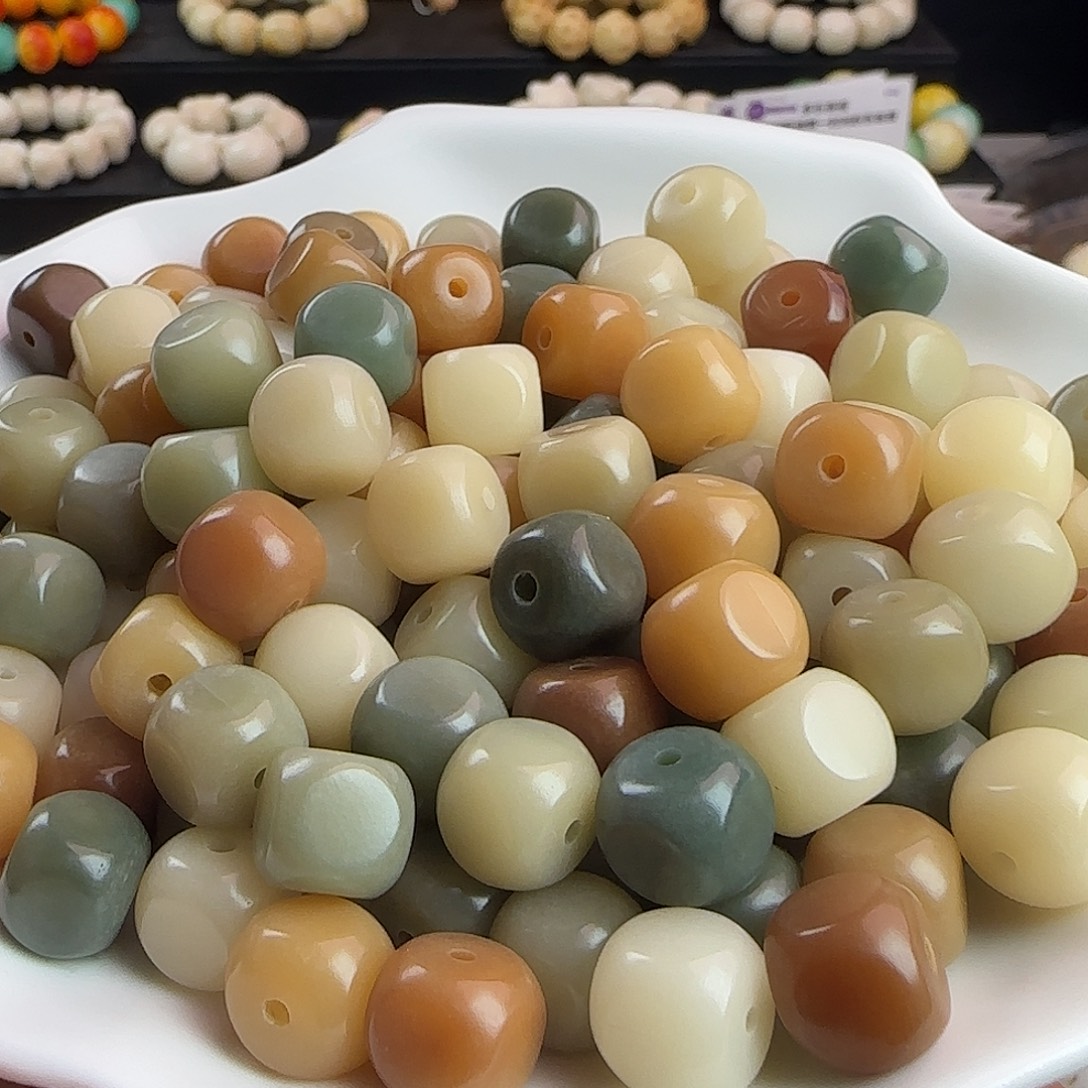 手串菩提根/象牙果卡11多宝六方300颗批发