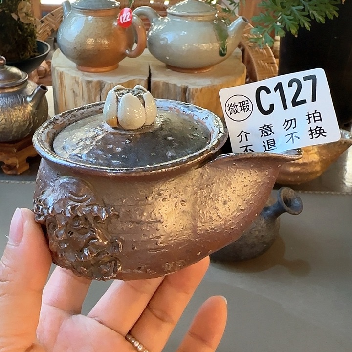 粗砂茶壶柴烧福利新品的多多