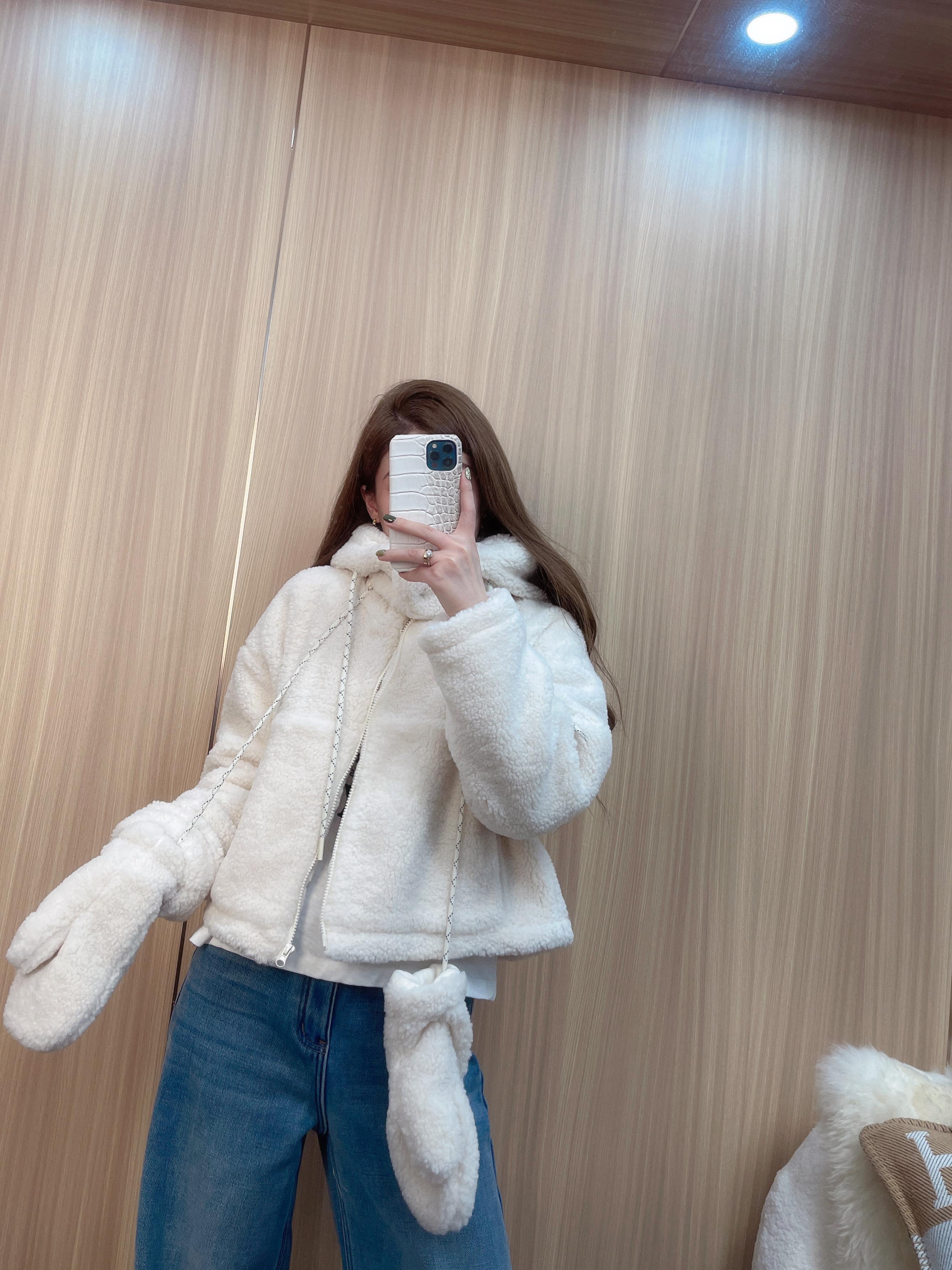 连帽/立领毛毛外套 环保毛毛冬季