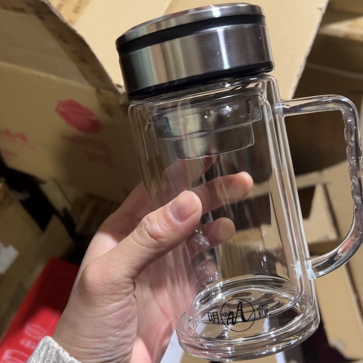 明霞端把杯78-400ml 端把 黑 微瑕