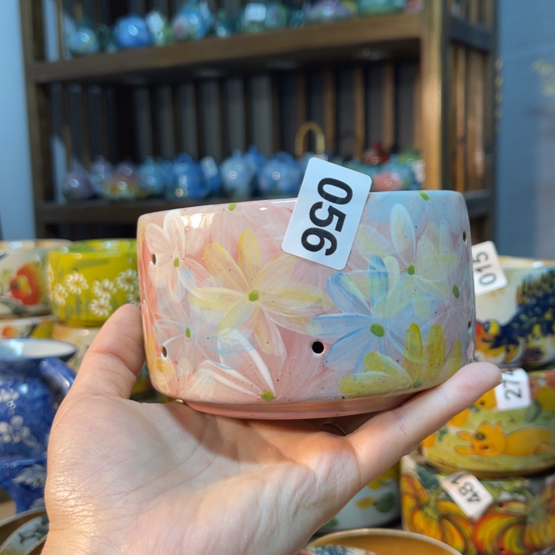 杯素浅陶瓷手工手绘