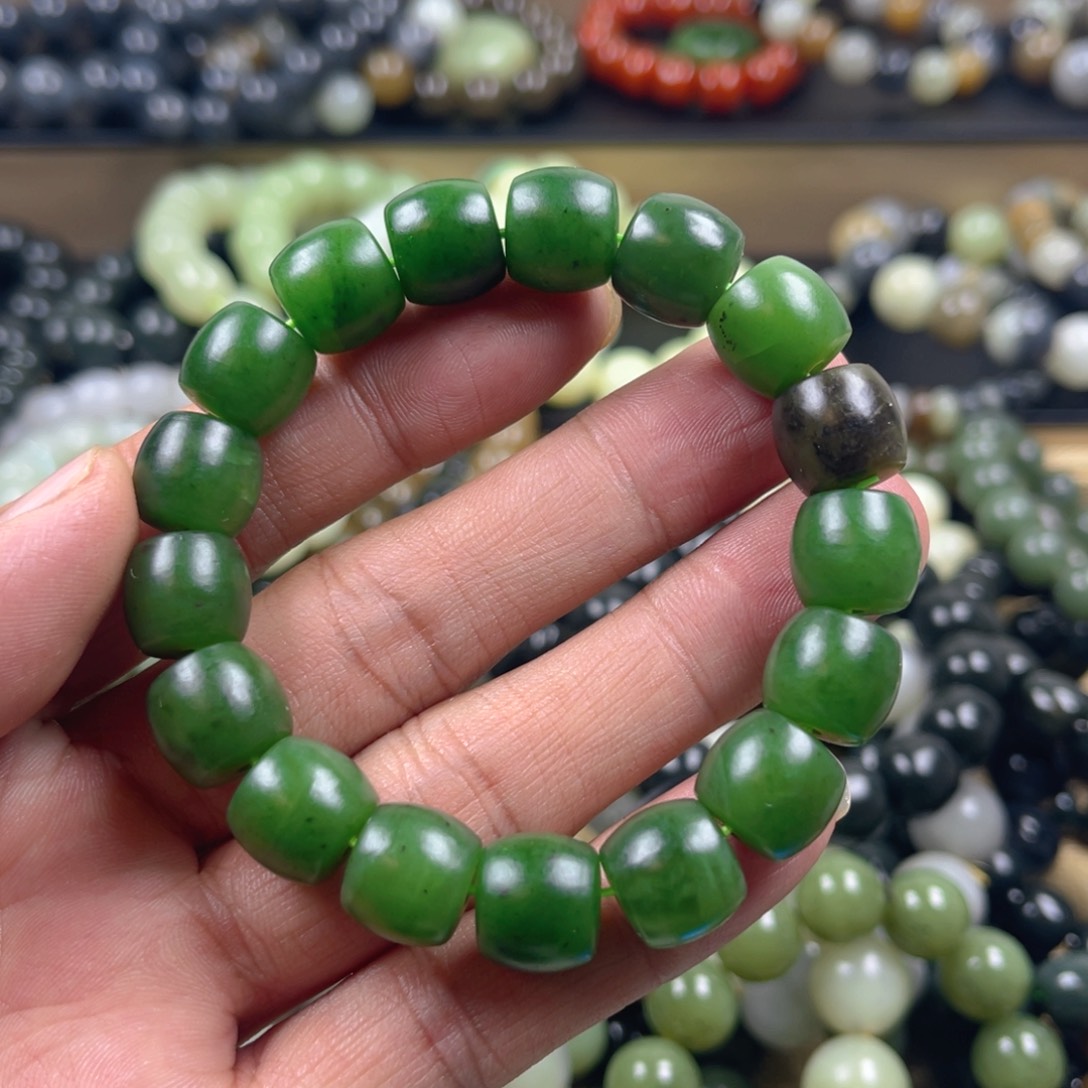 和田玉手串未镶嵌