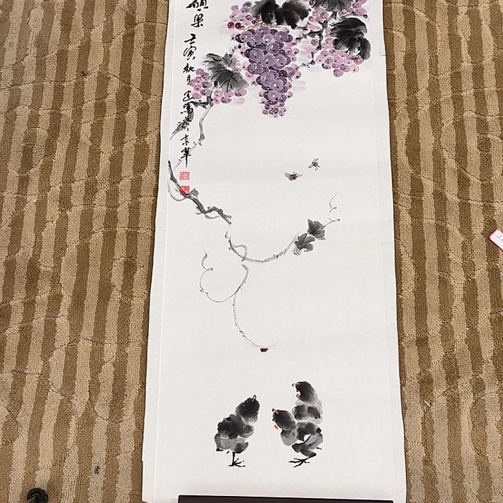 国画花鸟等动物为主料92.35