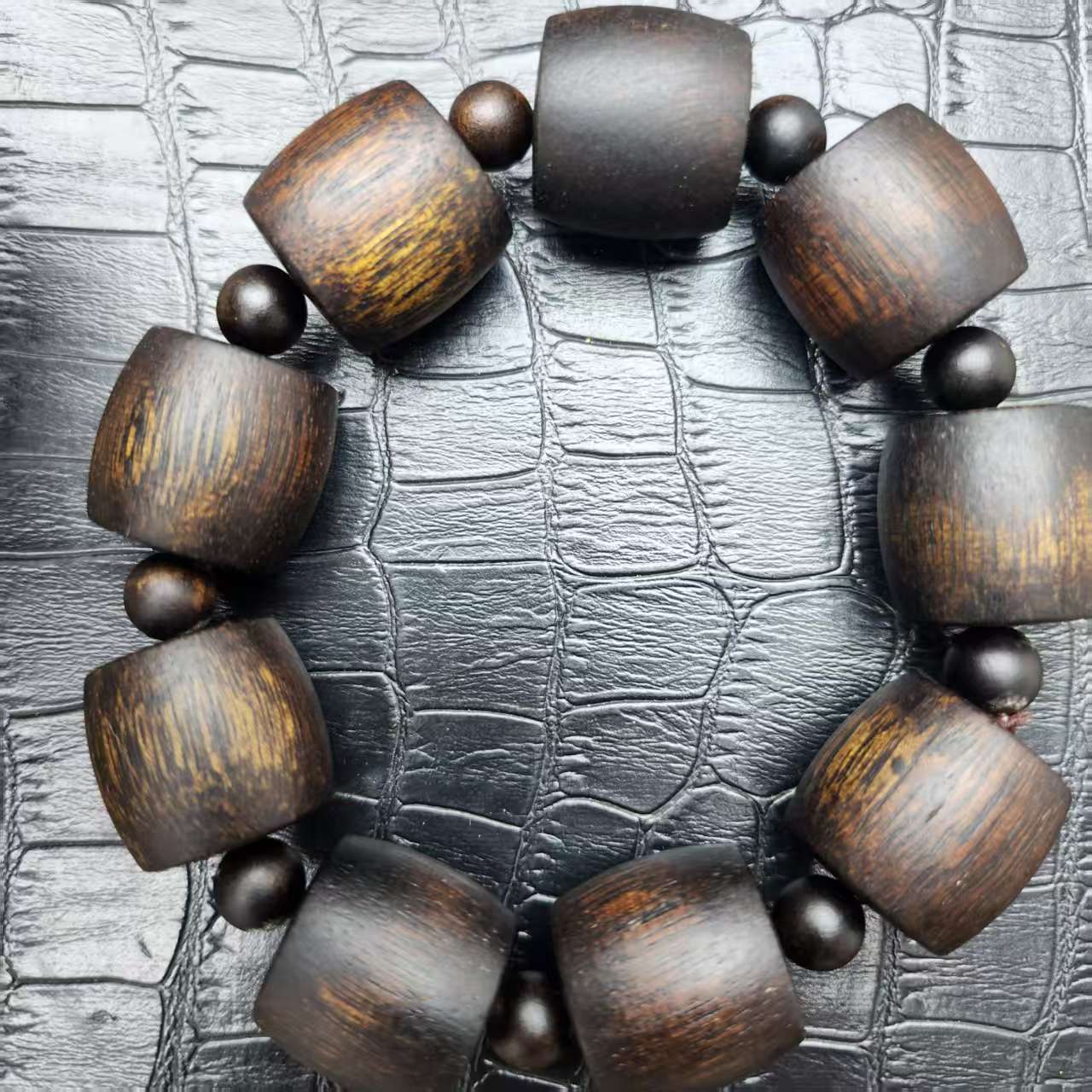 [小胖文玩] 沉香木串（多样性发其一）W41