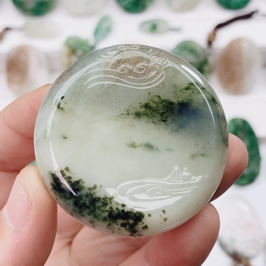 大***1独山玉未镶嵌颈饰