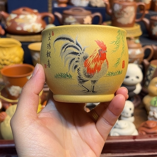 紫砂茶杯紫砂主人杯