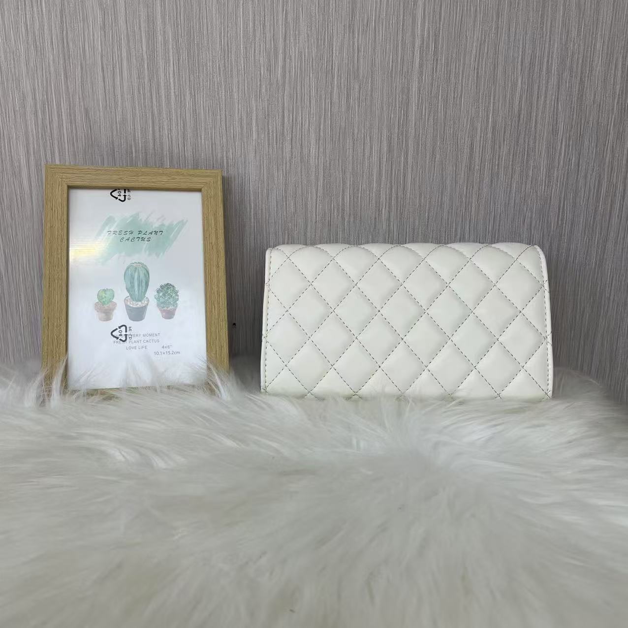 小香风真皮字母单肩包手提包斜挎包时尚经典贵气A21