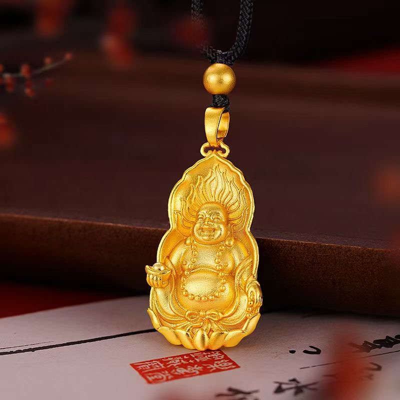 合金吊坠 合金材质 荷花元宝佛吊坠
