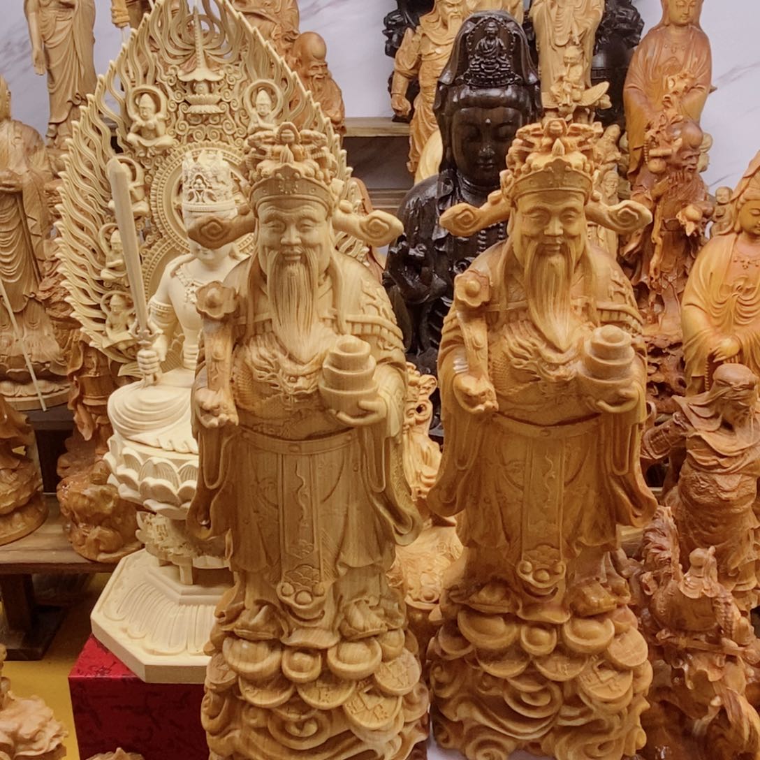 木财神两尊12123366677