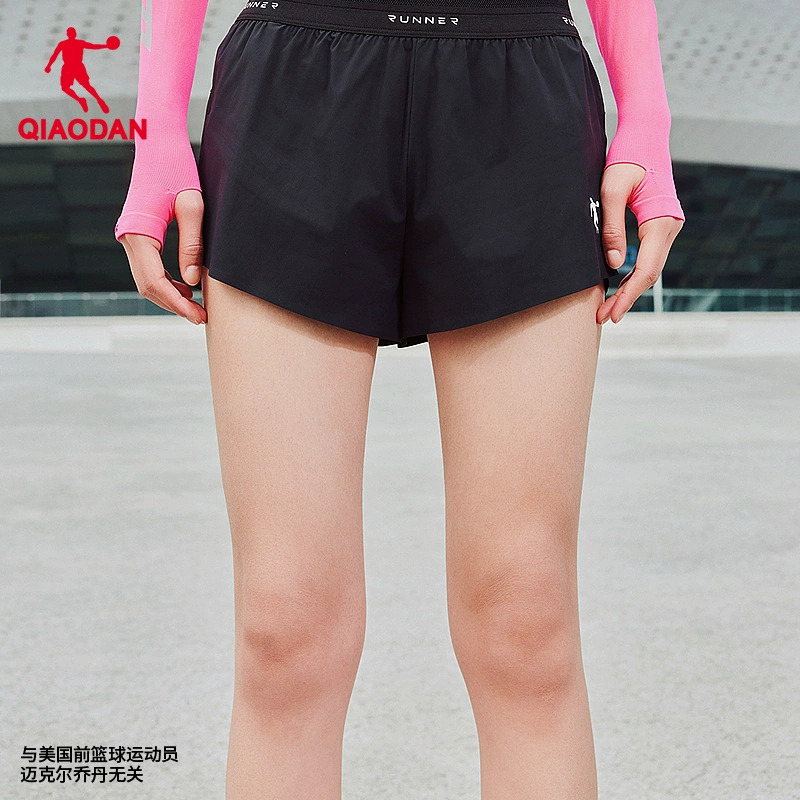 运动透气梭织短裤女士2025夏季新款跑步健身速干排汗马拉松