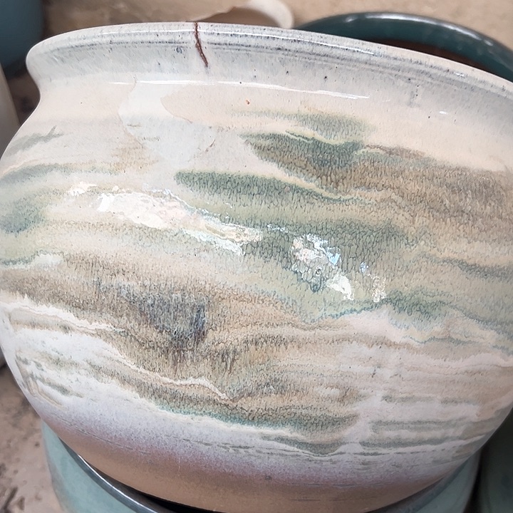 红陶瑕疵32-24一个