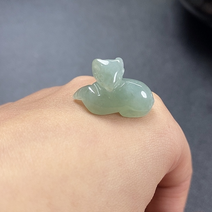 翡翠颈饰未镶嵌天然a货翡翠19