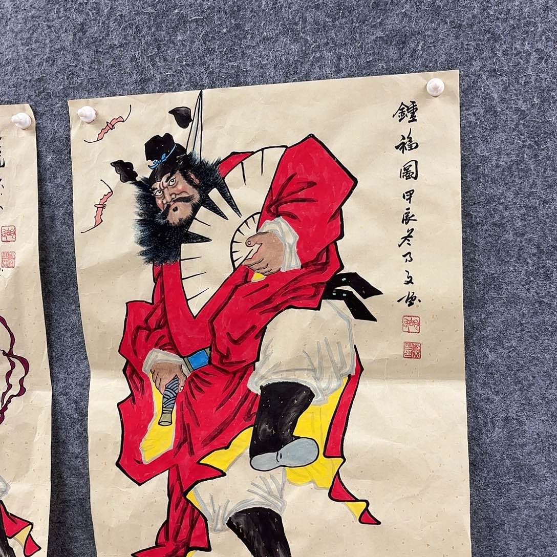 国画国画作品多次入选国内外
