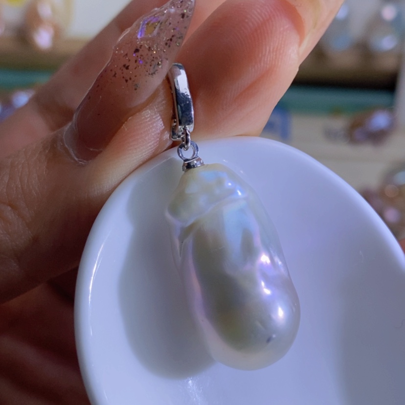 【闪购商品】淡水珍珠天然淡水珍珠（微瑕）合金