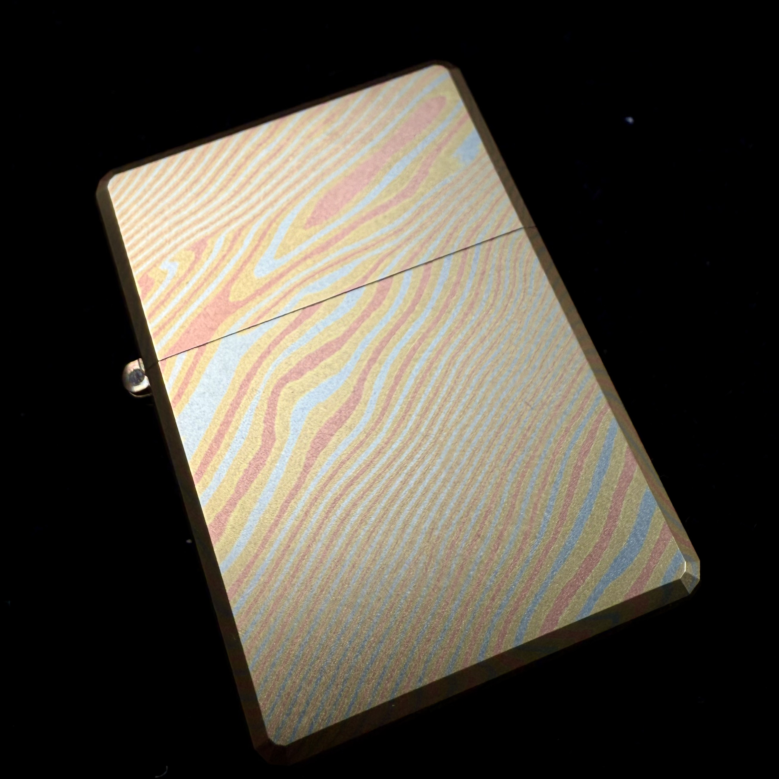 去造木纹金铜马防风打火机外壳无内胆花纹随机发非图片花纹