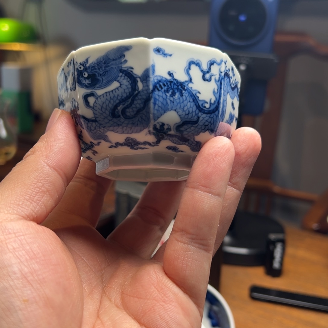 景德镇八方五龙杯