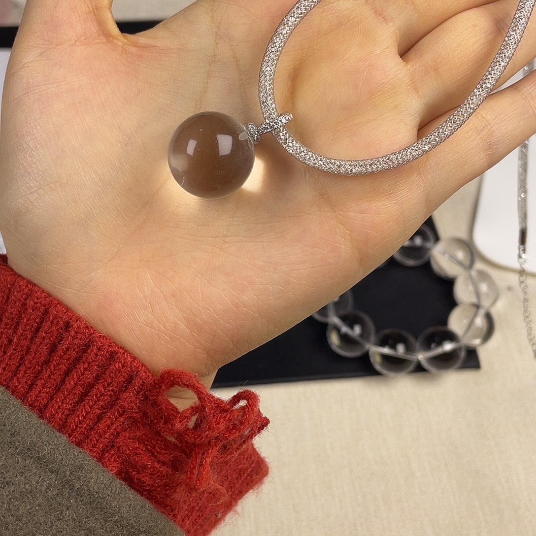 非金属项链白水球球套装